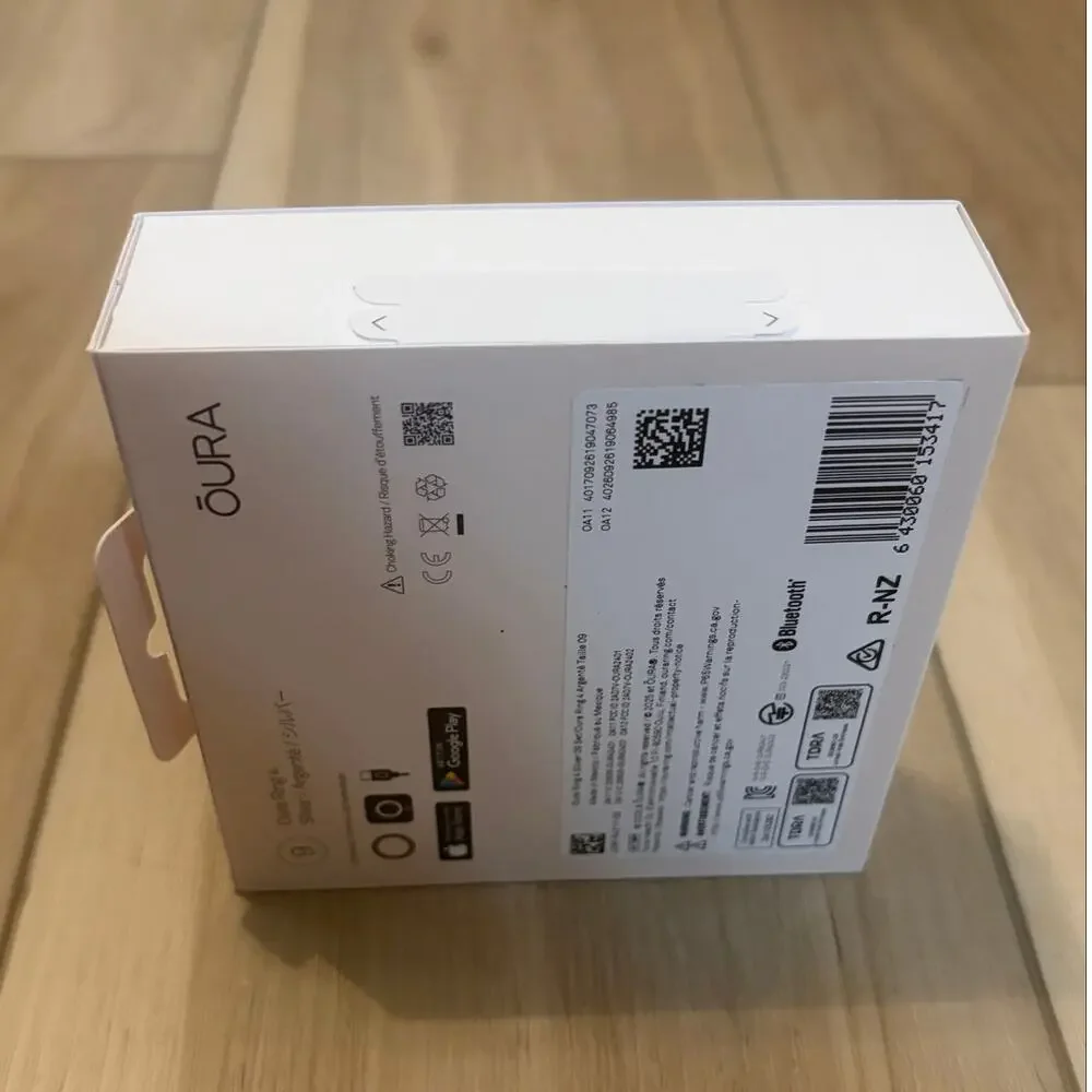 Oura Ring Size 9 Silver Brand New in Box Smart Sleep Fitness Health Tracker